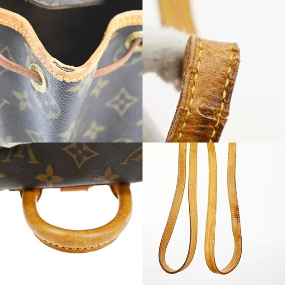 LOUIS VUITTON Mini Montsouris Backpack Bag Monogram Leather Brown M51137 78KC503 main image 10